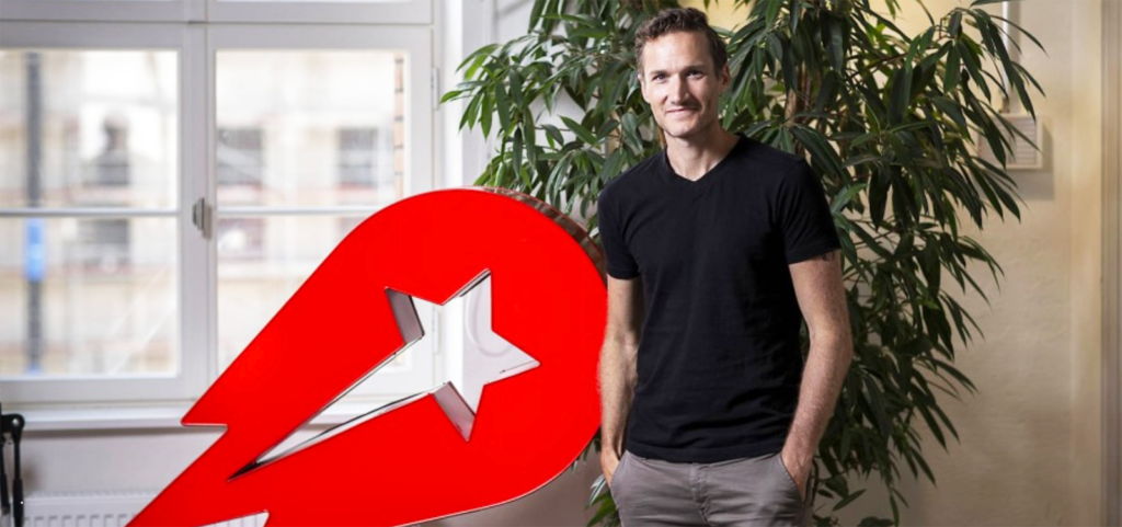 デリバリーヒーローの CEO 、 Niklas Ostberg 氏
