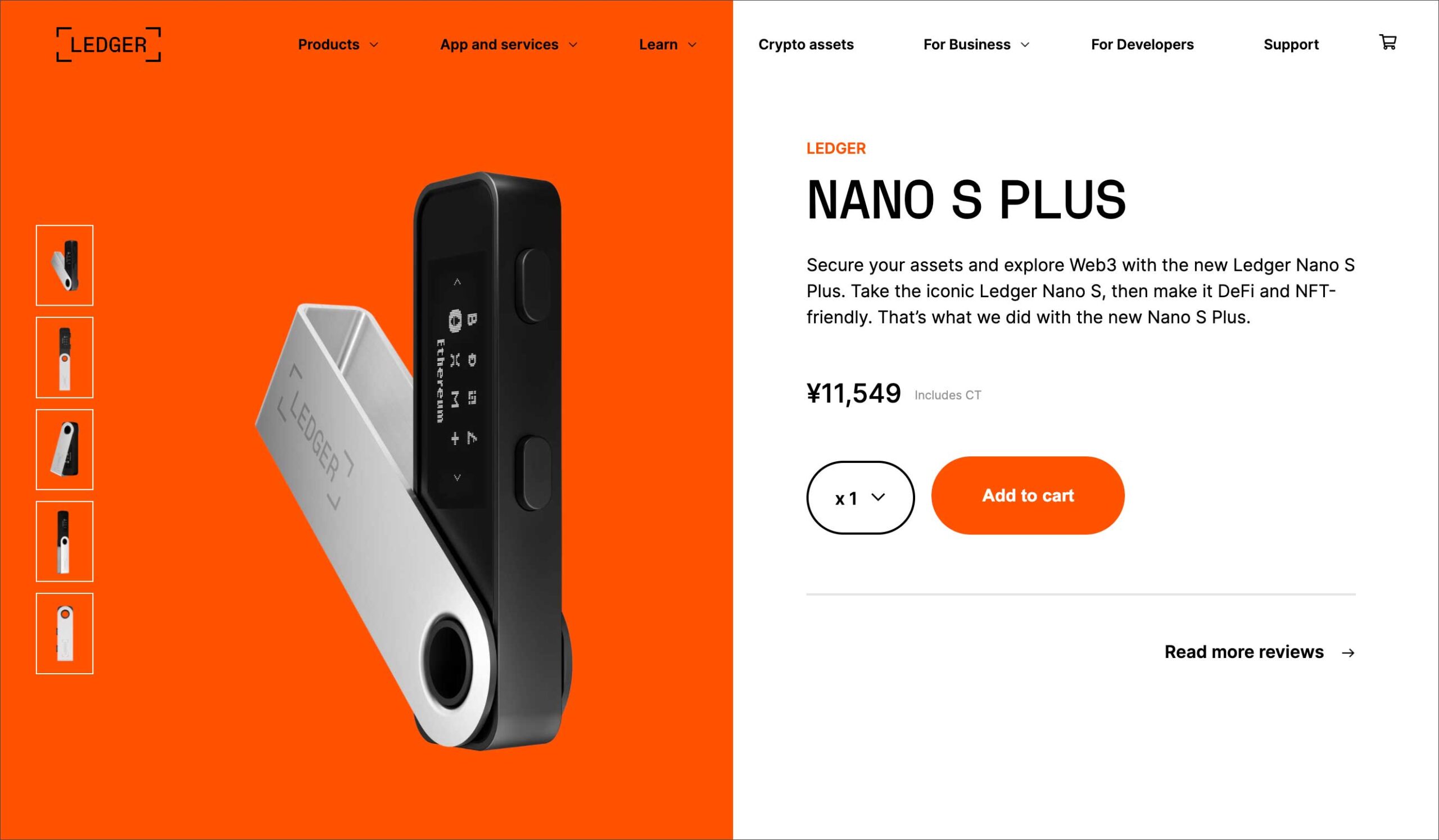 Ledger Nano S Plus (レジャーナノSプラス) 公式サイト